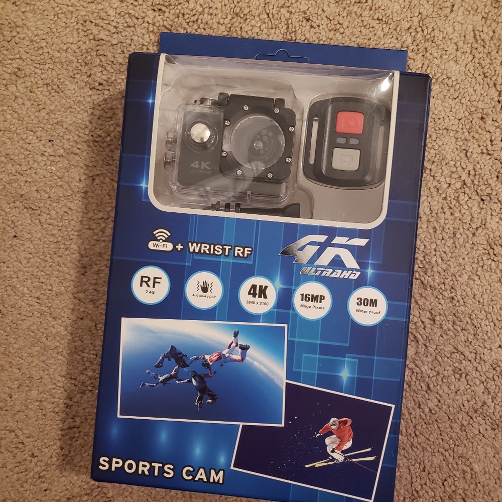 Action Camera 1080p waterproof with Accessory